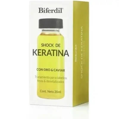 Acondicionador Biferdil Shock Keratina Ampolla