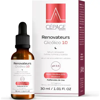 Loción Facial Cepage Renovateurs Glicólico 10 30 ml