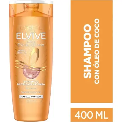 Shampoo Elvive Óleo Coco 400 ml
