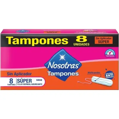 Tampones Nosotras Super Digitales x 8 unidades
