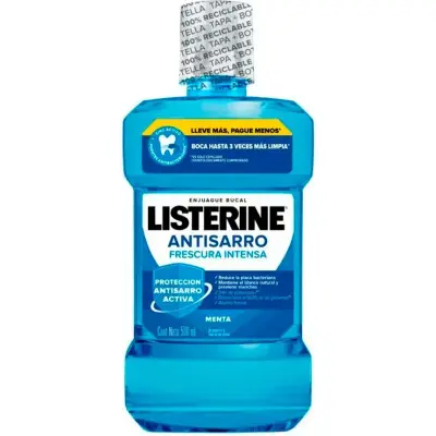 Enjuague Bucal Listerine Antisarro 500 ml