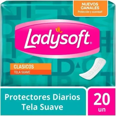 Protectores Diarios Ladysoft Classic x20