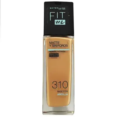 Base de Maquillaje Maybelline Fit Me Mate y Poros Tono 310