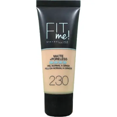 Base de Maquillaje Maybelline Fit Me Mate + Poros Tono 230