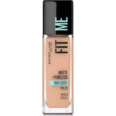 Base de Maquillaje Maybelline Fit Me Matte + Poreless Tono True