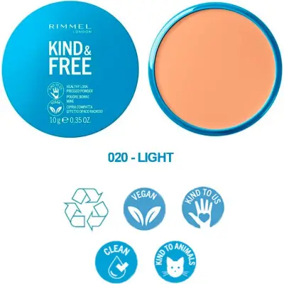 Polvo Compacto Rimmel Rostro Tono 020