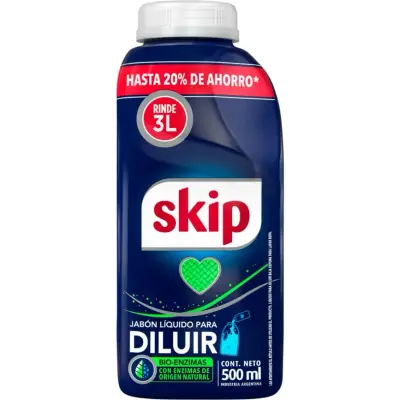 Skip Bio Enzima Detergente Líquido 500 ml