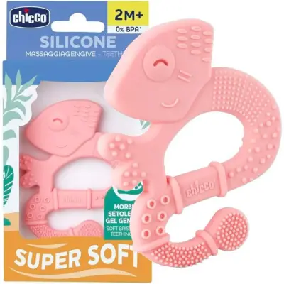 Mordedor Soft Chicco Iguana Rosa