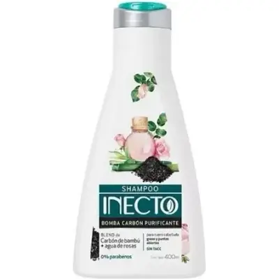 Shampoo Inecto Bomba de Carbón Purificante 400 ml