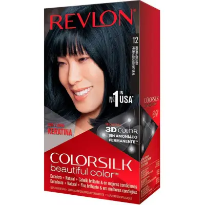 Colorante Capilar Revlon ColorSilk Negro
