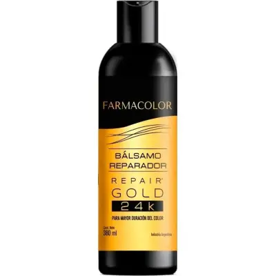 Acondicionador Farmacolor Gold Bálsamo Reparador 380 ml