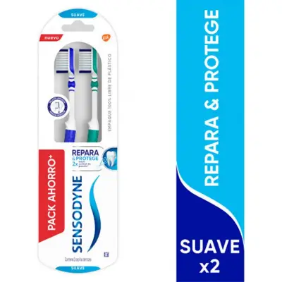 Cepillo de Dientes Sensodyne Reparación y Protección x2