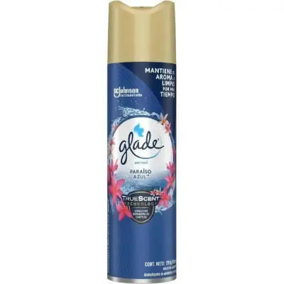 Aromatizador Glade Aerosol Paraíso Azul 380 ml