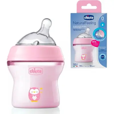 Mamadera Chicco Natural Feeling 0M+ 150 ml