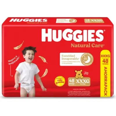 Pañales Huggies Supreme Care Talle XXG x48