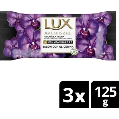 Jabón en Barra Lux Botanicals Orquídea Pack x3 125 g