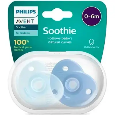 Chupete Avent 0-6 Meses Neutro Pack 2 Unidades