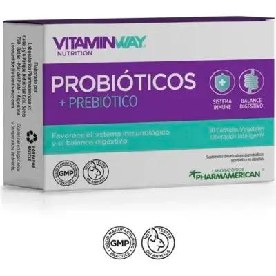Vitaway Probio + Prebiótio 30 Cápsulas