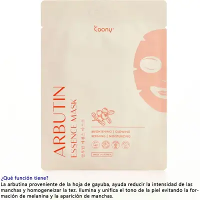 Máscara Facial Arbutina Coony