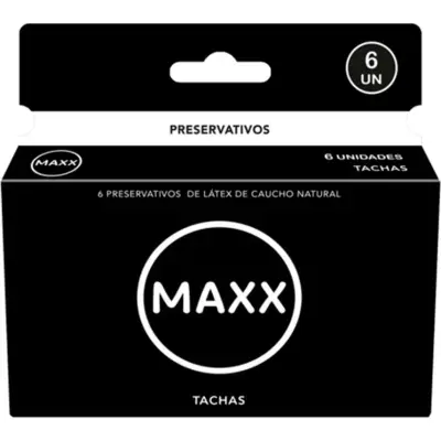 Preservativos Maxx Texturados con Tachas x 6