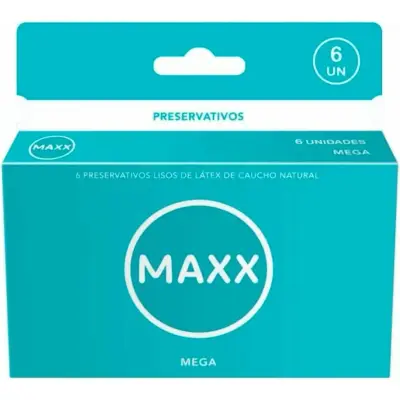Preservativos Maxx Mega x 6