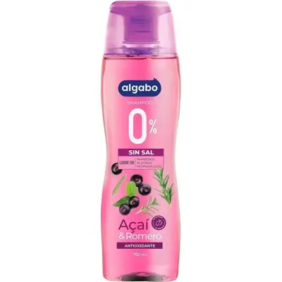 Shampoo de Tocador Algabo Sal Açaí y Romero 750 ml