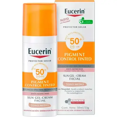 Protector Solar Eucerin Pigmentadas Médium FPS 50 50 ml
