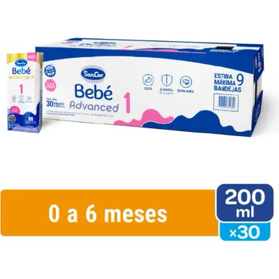 Fórmula Infantil Sancor Bebé 1 Advanced Brick 200 ml