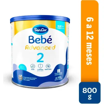 Sancor Bebé 2 Fórmula Infantil 800 g