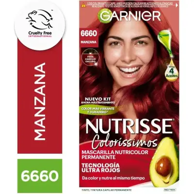 Tintura Capilar Nutrisse Coloris Tono 6660