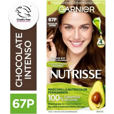 Tintura Capilar Nutrisse Tono 67P Puro Chocolate
