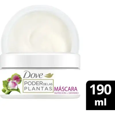 Máscara Capilar Dove Nutrición + Geranio 190 g