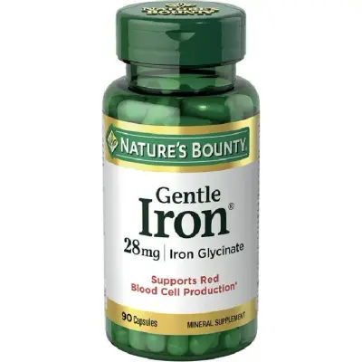 Suplemento Dietario Nature's Bounty Gentle Iron 28 mg