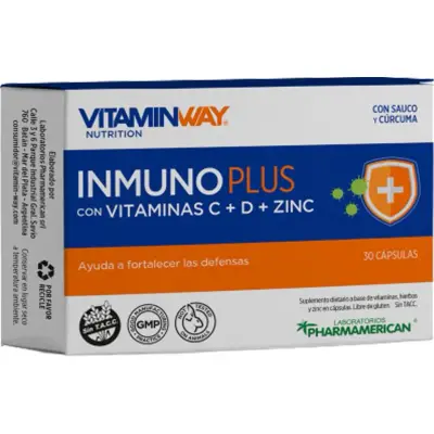 Suplemento Dietario Vitamin Way Inmuno Plus 30 Cápsulas
