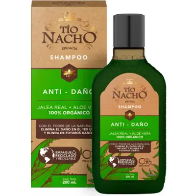 Shampoo Tío Nacho Aloe Vera Pack 2 x 200 ml