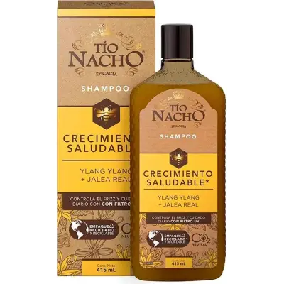 Shampoo Tío Nacho Crecimiento Saludable 415 ml