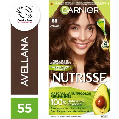 Tintura Capilar Nutrisse Tono 55 Avellana