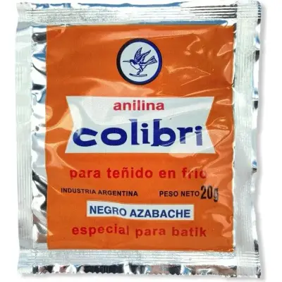 Tintura Capilar Colibri Anilina Fría Negra