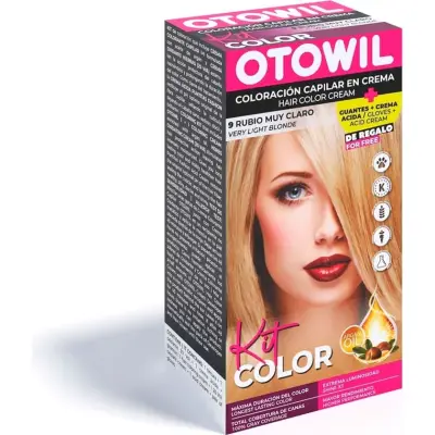 Tintura Capilar Otowil Kit Tono 9