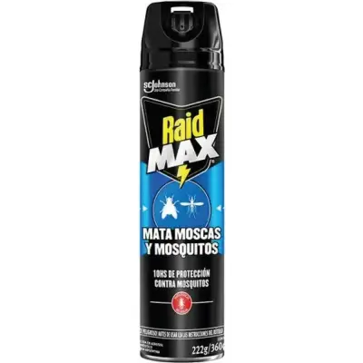 Raid Max Insecticida Moscas y Mosquitos 360°
