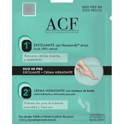 Exfoliante para Pies con Crema Hidratante ACF