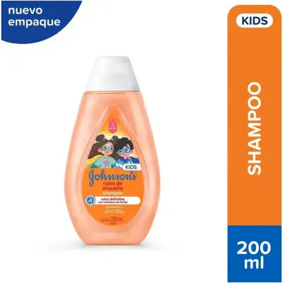 Shampoo Johnson's Baby Rizos Encrespados 200 ml