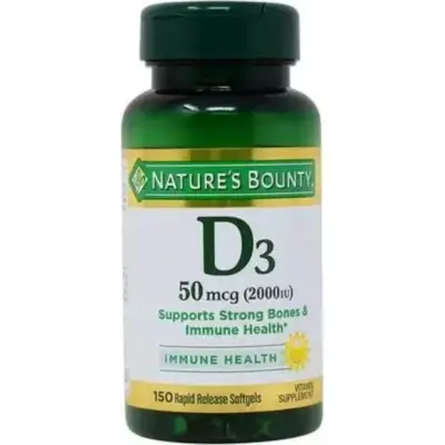 Vitamina D Nature's Bounty x 150 Comprimidos
