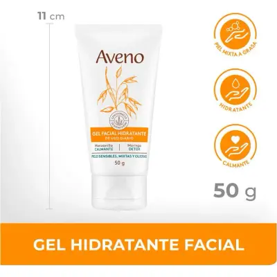 Crema Facial Aveeno Piel Normal Sensible Gel 50 g