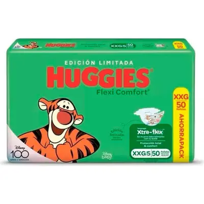 Pañal Huggies Flex Comfort XXG x50