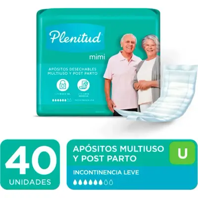 Pañal Plenitud Apos Adult Incontinencia X40