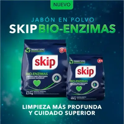 Skip Polvo Baja Espuma 24 x 600 g