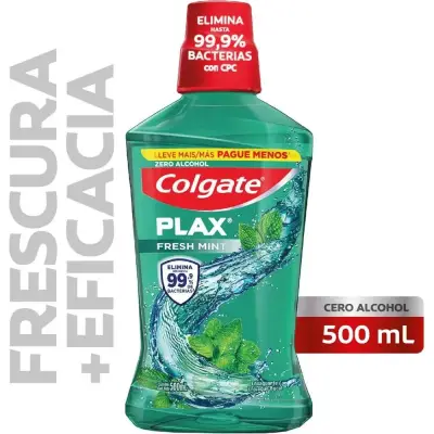 Enjuague Bucal Plax Menta 500 ml