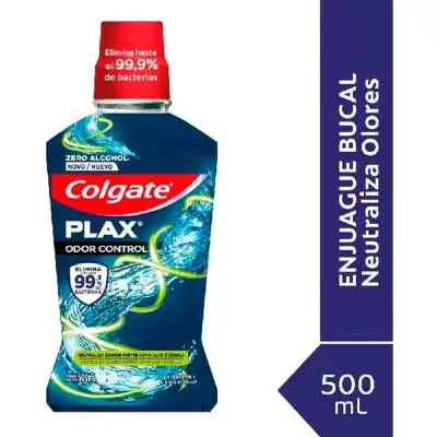Enjuague Bucal Plax Odor Control 500 ml