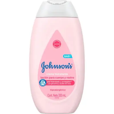 Crema Corporal Johnson's Baby Rosa 200 ml